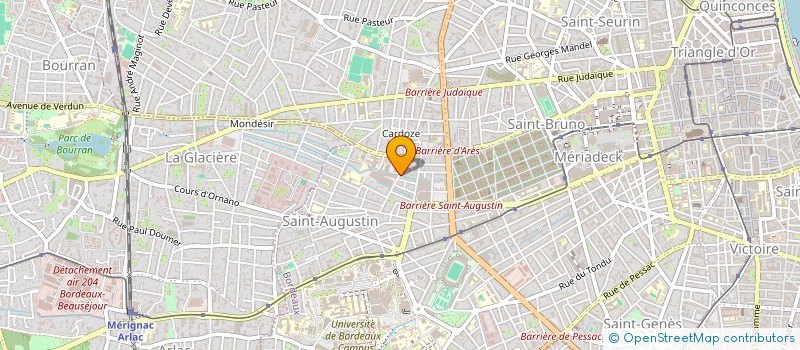 localisation de l'entreprise MADAME PERRINE DE LAPORTERIE  BORDEAUX