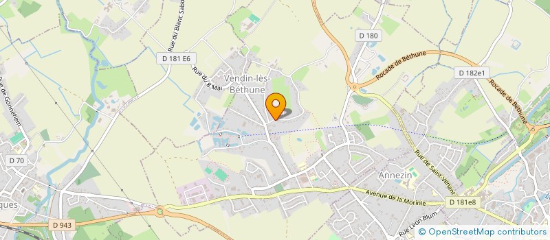 localisation de l'entreprise MADAME PERRINE DEBOUVERIE  VENDIN-LES-BETHUNE