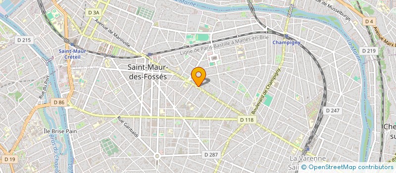 localisation de l'entreprise MADAME PERRINE DECAUDAVEINE  SAINT-MAUR-DES-FOSSES