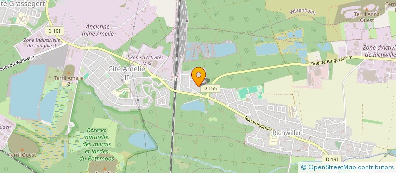 localisation de l'entreprise MADAME PERRINE DEL FRARI  RICHWILLER