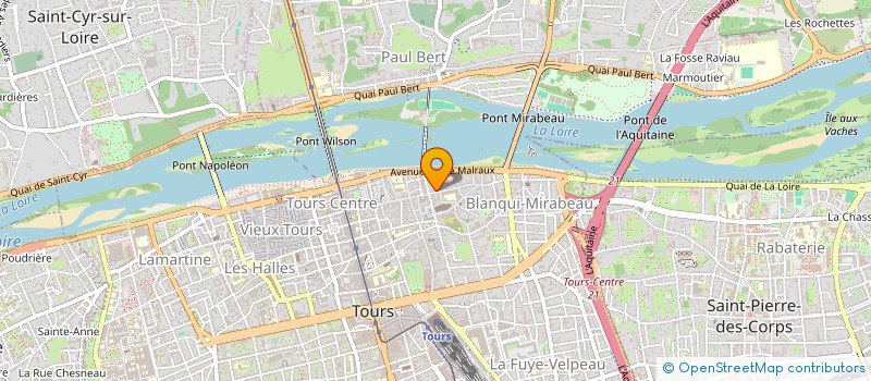 localisation de l'entreprise MADAME PERRINE DEMAY  TOURS