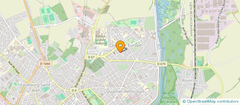 localisation de l'entreprise MADAME PERRINE DENIS à SAINT-QUENTIN