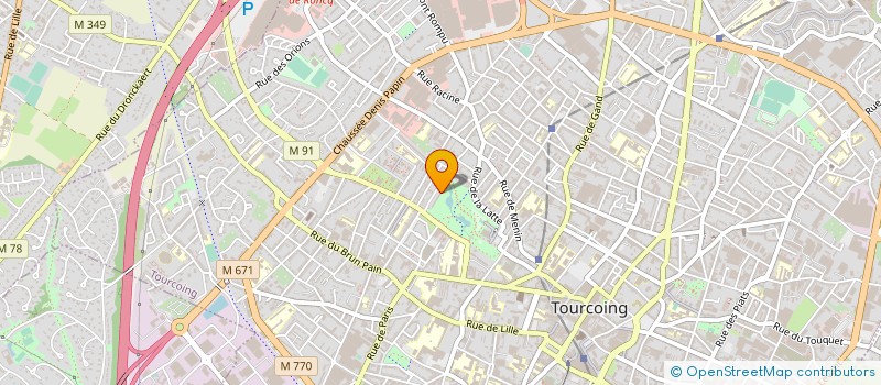 localisation de l'entreprise MADAME PERRINE DESROUSSEAUX à TOURCOING