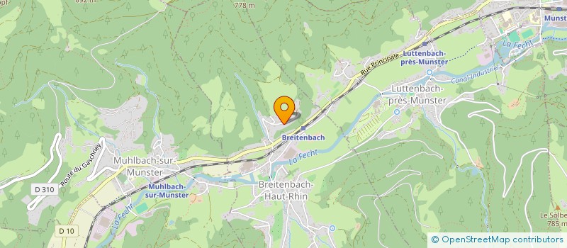 localisation de l'entreprise MADAME PERRINE DIETRICH  MUNSTER