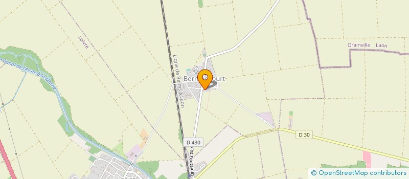 localisation de l'entreprise MADAME PERRINE DOLLEZ  BERMERICOURT