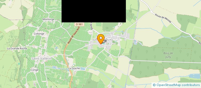 localisation de l'entreprise MADAME PERRINE DOUHARD  JULLY-LES-BUXY