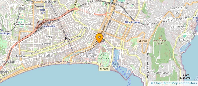 localisation de l'entreprise MADAME PERRINE DOYON à NICE