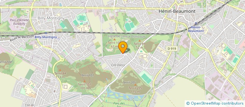 localisation de l'entreprise MADAME PERRINE DUBART à HENIN-BEAUMONT