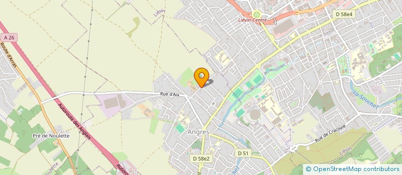 localisation de l'entreprise MADAME PERRINE DUFOUR à ANGRES