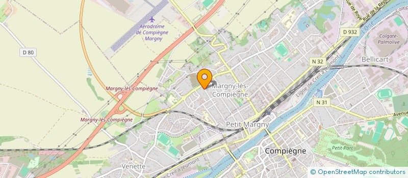 localisation de l'entreprise MADAME PERRINE DUPAS  MARGNY-LES-COMPIEGNE