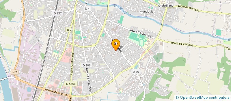 localisation de l'entreprise MADAME PERRINE ELAINE MICHE CHANCEL  MONTELIMAR