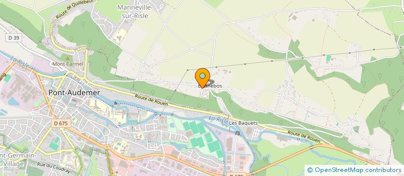 localisation de l'entreprise MADAME PERRINE ERBE  MANNEVILLE-SUR-RISLE