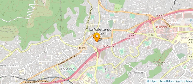 localisation de l'entreprise MADAME PERRINE ERRERA à LA VALETTE-DU-VAR