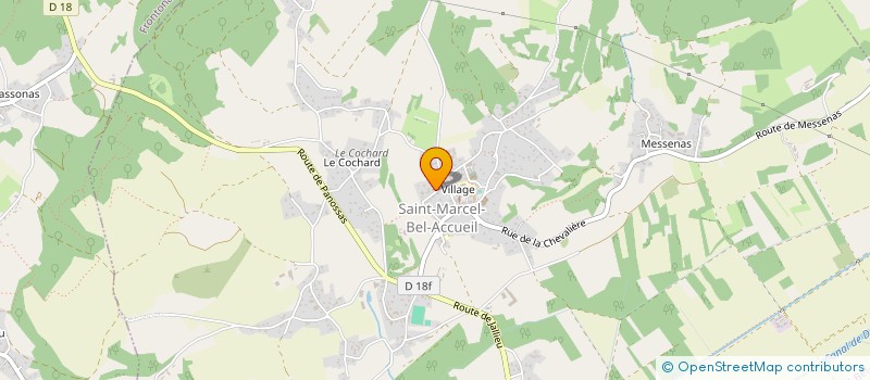 localisation de l'entreprise MADAME PERRINE ESTEBAN  SAINT-MARCEL-BEL-ACCUEIL