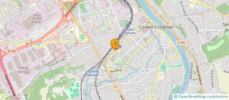 localisation de l'entreprise MADAME PERRINE EVANNO à CORBEIL-ESSONNES