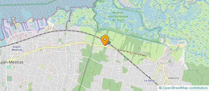 localisation de l'entreprise MADAME PERRINE FAIVRE  LE TEICH