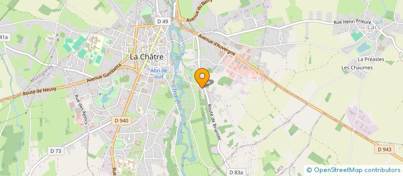localisation de l'entreprise MADAME PERRINE FISCHER à LA CHATRE