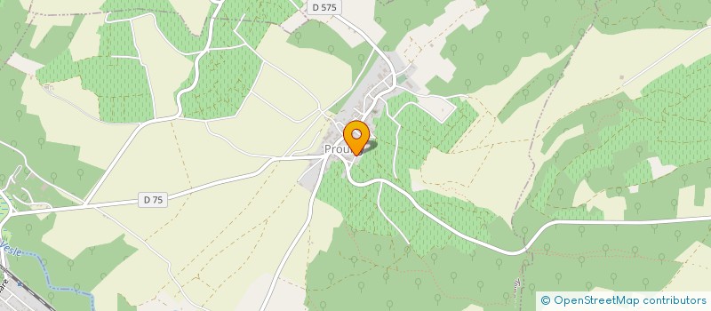 localisation de l'entreprise MADAME PERRINE FLEURY  PROUILLY