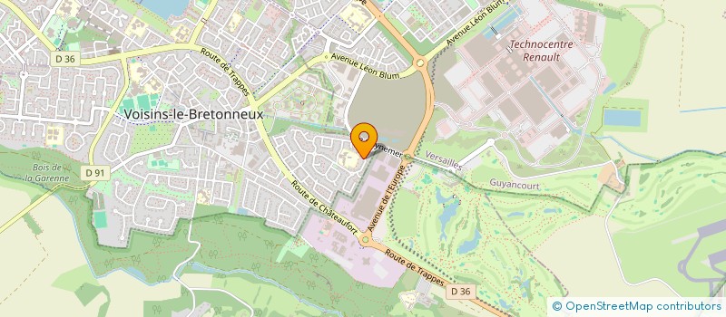 localisation de l'entreprise MADAME PERRINE FOULON à VOISINS-LE-BRETONNEUX