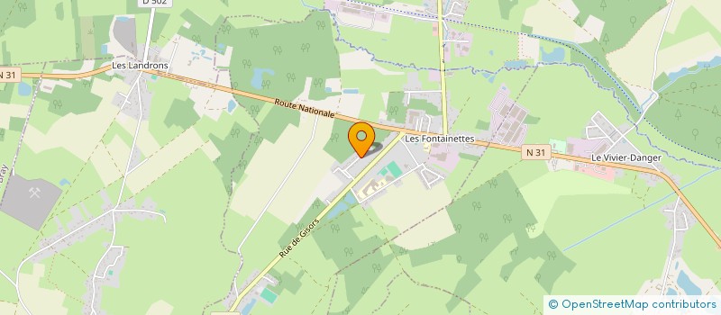 localisation de l'entreprise MADAME PERRINE FRICAMPS  SAINT-AUBIN-EN-BRAY