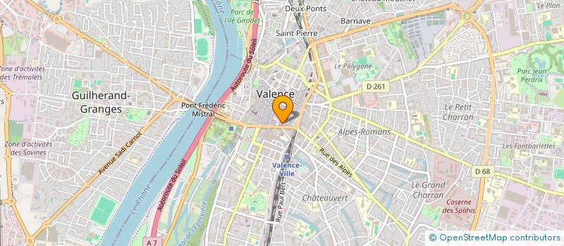 localisation de l'entreprise MADAME PERRINE GARCIA SANCHEZ à VALENCE