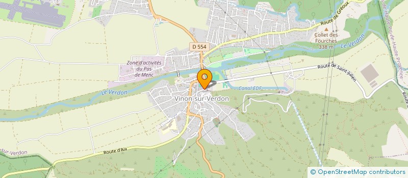 localisation de l'entreprise MADAME PERRINE GARCIN  VINON-SUR-VERDON