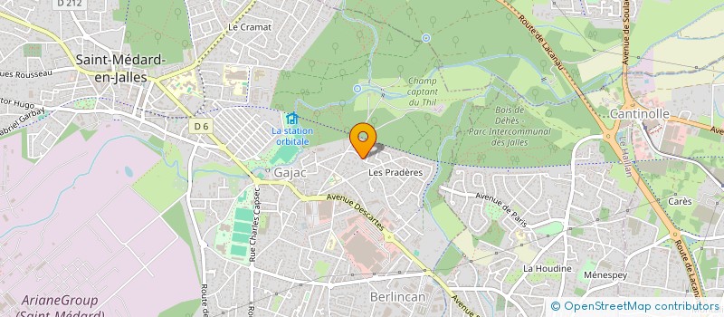 localisation de l'entreprise MADAME PERRINE GEMGEMBRE  EYSINES