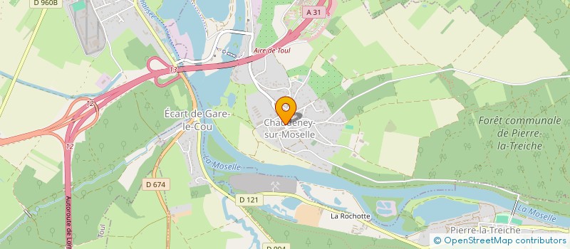 localisation de l'entreprise MADAME PERRINE GIRSCH à CHAUDENEY-SUR-MOSELLE