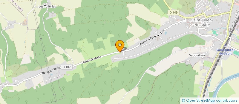 localisation de l'entreprise MADAME PERRINE GOUELLO  SAINT-JULIEN-DU-SAULT