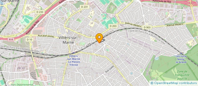 localisation de l'entreprise MADAME PERRINE GRUSON à VILLIERS-SUR-MARNE