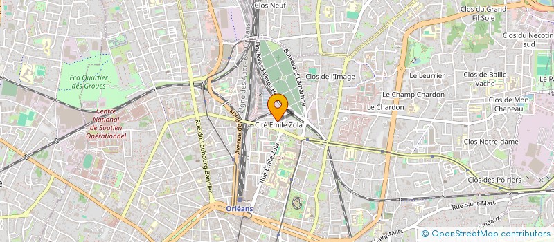 localisation de l'entreprise MADAME PERRINE GUBLIN à ORLEANS