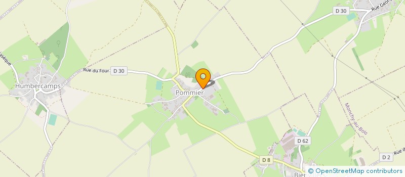 localisation de l'entreprise MADAME PERRINE HADYNIAK  POMMIER