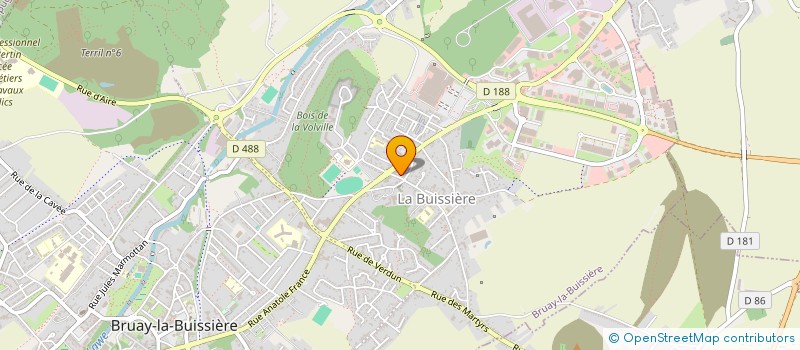 localisation de l'entreprise MADAME PERRINE HANOT  BRUAY-LA-BUISSIERE