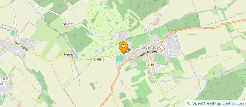 localisation de l'entreprise MADAME PERRINE HEINIS  FOLGENSBOURG