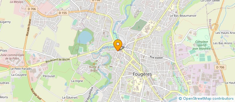 localisation de l'entreprise MADAME PERRINE HERJEAN  FOUGERES