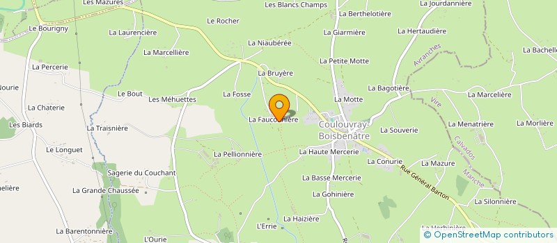 localisation de l'entreprise MADAME PERRINE HOUITTE  COULOUVRAY-BOISBENATRE