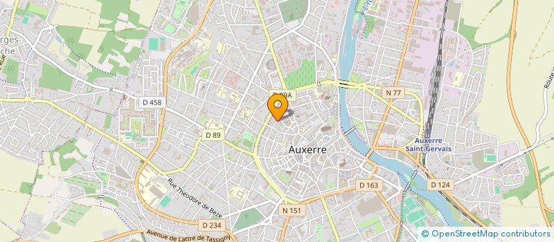 localisation de l'entreprise MADAME PERRINE HOYEZ à AUXERRE