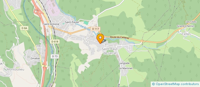 localisation de l'entreprise MADAME PERRINE HUSS à SAINT-PAUL-DE-JARRAT