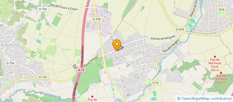 localisation de l'entreprise MADAME PERRINE JEAN  LA ROCHE-BLANCHE