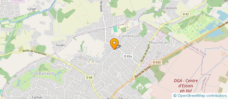 localisation de l'entreprise MADAME PERRINE JENNIFER SORIANO  FONSORBES