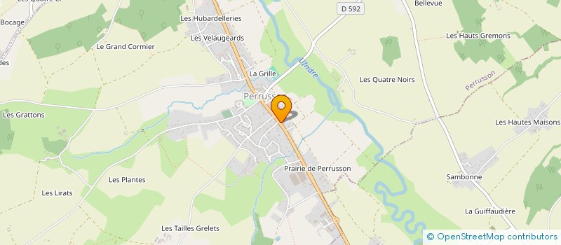 localisation de l'entreprise MADAME PERRINE LABEDADE à PERRUSSON