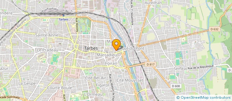 localisation de l'entreprise MADAME PERRINE LAFITTE  TARBES