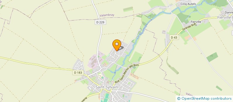 localisation de l'entreprise MADAME PERRINE LAINE  SAINT-SYLVAIN