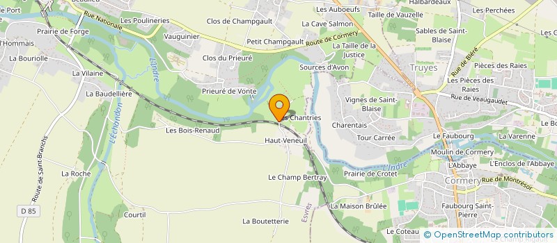 localisation de l'entreprise MADAME PERRINE LAMOTTE  ESVRES