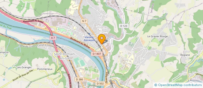 localisation de l'entreprise MADAME PERRINE LANGUE  VIENNE