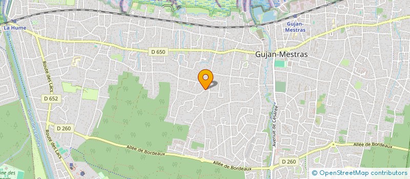 localisation de l'entreprise MADAME PERRINE LAPARADE  GUJAN-MESTRAS