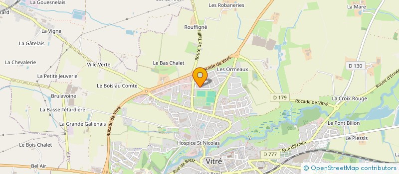 localisation de l'entreprise MADAME PERRINE LASALLE  VITRE