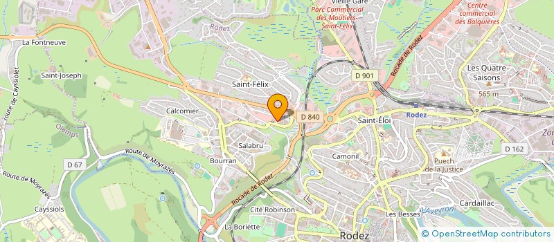 localisation de l'entreprise MADAME PERRINE LASSERRE  LE MONASTERE