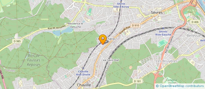 localisation de l'entreprise MADAME PERRINE LAURAS  AUBERVILLIERS