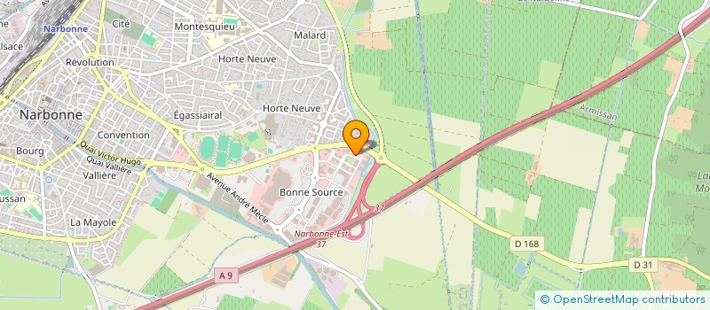 localisation de l'entreprise MADAME PERRINE LAURENT  NARBONNE